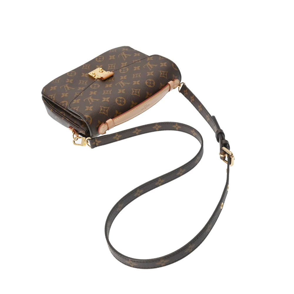 LOUIS VUITTON Monogram Pochette Metis MM Brown M44875 Women's Canvas Bag - Picture 3 of 12